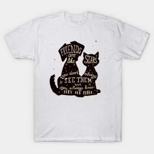 cat and dog quote T-Shirt